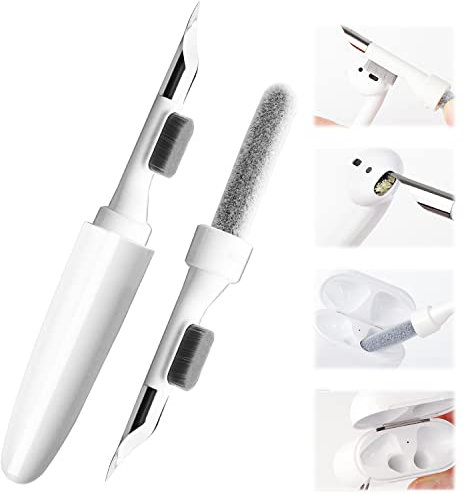 baolongking Airpods Reiniger - Multifunktionaler Ohrhörer-Reinigungsstift, Airpod-Reinigungsset für Airpods, Kopfhörer, Tastaturen, Telefon, Reinigungswerkzeuge für Bluetooth-Kopfhörer, Hüllen,