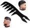 Professioneller 2-in-1-Haarstyling-Strukturkamm für Herren, breiter Zahn, Slickback, Friseurkamm, Entwirrungs-Fächerschwanz, Friseurkamm für Männer und Frauen, Salonformung, nasse lange lockige Haare