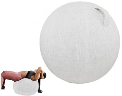 gymnastikball schwangerschaft sitzball büro gymnastikball 75 cm sitzball büro ergonomischsitzballLeinen Schutz Yoga Ball Abdeckung Faltbar Sitzbälle Stoff Bezug Für Fitnessball Pilates Yogaball【Keine