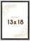 Wackadoo Bilderrahmen 13x18 Schwarz Fotowand Fotorahmen mit Glasscheibe Kunststoff Picture frame