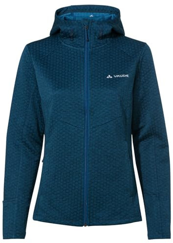 VAUDE Damen Women's Skomer Hiking Hoody Jacke, Dark Sea, 34 EU