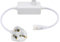 KAFULA British power plug, dimmable COB light strip power cord, suitable for AC220-240V 240LEDs/m, 288 LEDs/m, 360 LEDs/m COB neon LED light strip power adapter (light strip not included)