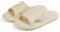 Donpapa Ciabatte Donna Uomo Pantofole da Casa Estive Nuvola Piscina Slides Spiaggia Antisudore Gomma Cuscino Doccia Sandali Interni Esterni Beige W9 EU39-40