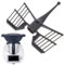 Fouet papillon pour Thermomixer TM5 TM6 TM31, lame de mélange papillon noire de rechange pour robot de cuisine, accessoire de robot de cuisine pour mélange thermique, noir