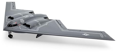 E-flite Micro B‑2 Spirit of America Twin 30mm EDF - 853mm Wingspan, BNF Basic, AS3X & Safe Select, LiPo 3S Compatible 850mAh - RC Stealth Bomber for Advanced Pilots