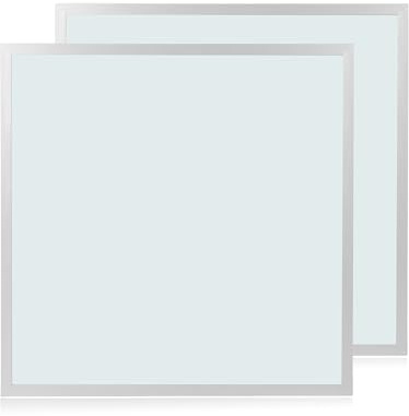 LUXULA 2er Pack BackLit Panel 62x62 cm UGR<19, 40W 4400lm, 6000K Kaltweiß | 110° Abstrahlwinkel, flache Deckenleuchte für Rasterdecke, Deckenplatten 62x62, inkl. ENEC Marken-Netzteil, blendfrei