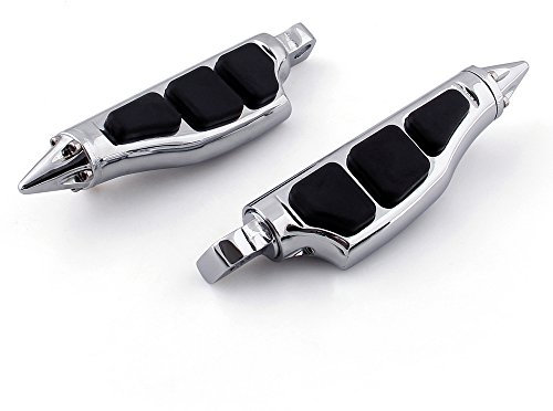 Bruce & Shark 4475 Stiletto Pegs Fußrasten Für Harley Softail Sportster Dyna Glide Fat-Boy