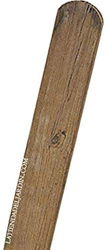 Holzpfosten mit Bogen 7 x 7 cm, Höhe 80 cm, zur Montage von Zäunen und Zäunen.