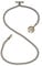 ManChDa Pocket Watch Albert Chain Pocket Watch and Chain, T-bar Chain with Life Tree Pendant, Curb Link Chain 2 Hook Antique Fob T Bar for Men