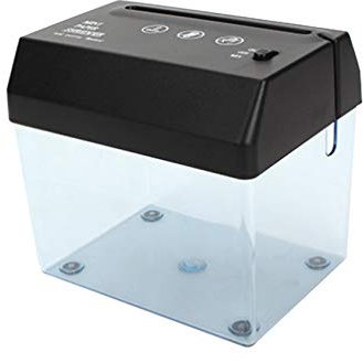 Legou Mini Portable USB A6 Paper Cutter Strip Shredder Black