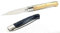 Armeriaonline Coltello coltellino sardo tipo pattada da caccia piccolo da collezione manico in corno sardegna tascabile richiudibile (Bianco, CHIUSO 10,2CM LAMA 8,5 APERTO 18,8CM)