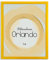 BIRAPA Bilderrahmen Orlando 24x30 cm in Warmes Gelb aus Massivholz mit 1 mm entspiegelter Kunstglas Scheibe