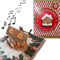 bentino PopUp Weihnachtskarte mit Musik und Lebkuchenhaus für stimmungsvolle Weihnachtsgrüße