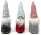 Weihnachtswichtel 3er Set Weihnachts Wichtel Figuren - 30 cm XL Dekofiguren Weihnachten stehend | Große Deko Zwerge mit Zipfelmütze | Weihnachten feiern mit Geschenken und einer Plüsch Wichtelfigur