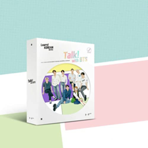 [Talk! with BTS] Learn! Korean Edu Series Study Book+Bora Marble+Pocket Book+Sticker