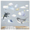 Grandora Little Deco Wandtattoo Unterwasserwelt Wandsticker Meerestiere Luftballons Kinderzimmer Babyzimmer Wandaufkleber DL867-4