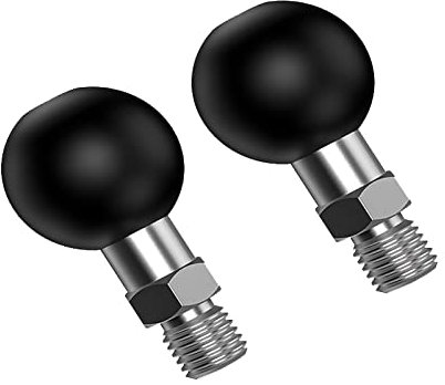 1-Zoll Ball Mount Tragbare Stativ Ball Adapter Motorrad ATV Rückspiegel Schraube Kugelkopf Mit Gewindebolzen M10x1.25mm Kompatibel mit Ram Mounts(SZ-M10*2)