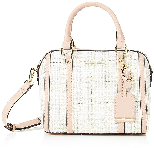 Geox Borsa da donna D Zene S, Bianco spento, rosa, Einheitsgröße