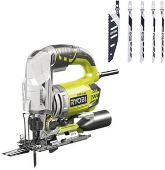 Pack RYOBI Scie sauteuse pendulaire - 680 W - 105mm - lot de 5 lames - 100mm - RAK05JSBFC