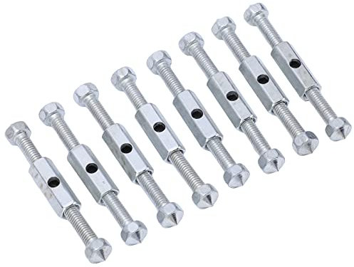 86 Kit di Riparazione della Scatola di Giunzione con Puntoni, Bulloni, Chiave per Scatole Elettriche a Muro 86 Mm X 86 Mm (86 Puntone in metallo)