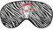 Weibliches Zebra-Augenmaske mit Schleife, für Männer, Frauen, Teenager, Kinder, Nachtschlaf, Augenschatten, Komfort, für Reisen, Yoga, Nickerchen