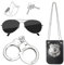 Uirheurd Complementos Disfraz Policia Accesorios Policia Disfraz Accesorios Policia Incluye Esposas Gafas Insignia Auriculares Adecuados para Carnaval Infantil Juego de Rol Temático del FBI