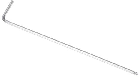 Unifizz 2mm Ball End Hex Key Wrench, L Shaped Long Arm Cr-V Allen Wrench Repairing Tool