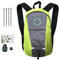 LearnLyrics Rucksack mit Fernbedienung – Hochsichtbarer Rucksack, über USB wiederaufladbare Tasche, LED-Lichtanzeige, ferngesteuerter Rucksack, Blinker, USB-wiederaufladbare Tasche für sicheres Fahren