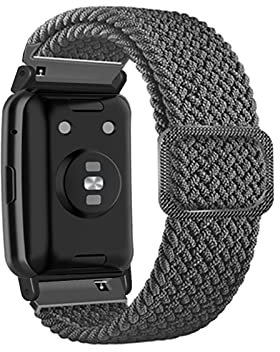 Pulseras Mareo Correa elástica para Reloj Textil, reemplazo de Ajuste de Nailon, Accesorios de Pulsera Inteligente Ajustables Pulseras para Personalizar (L, One Size)
