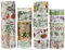 Vintage Washi Tape Set, 2m x18 Rollen, Journaling Zubehör, Scrapbooking Zubehör, Washi Tape Breit, Washitape für Bullet Journaling, Dekoration, Mehr, DIY-Projekte und Geschenk, Sonnenblumen, Rosen
