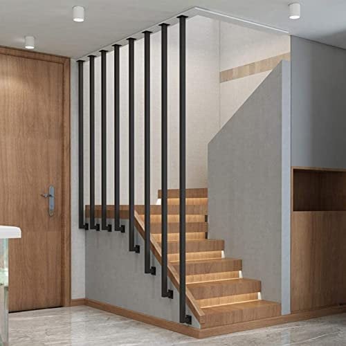 Outdoor Stair Handrail Kit with Support Posts and Transitional Parapet Rails 105cm (41.3 Inch)
