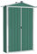Myheimly Gerätehaus Grün 116x45x175 cm Verzinkter Stahl Geräteschuppen Geräteschrank Gartenschrank Schuppen Garten