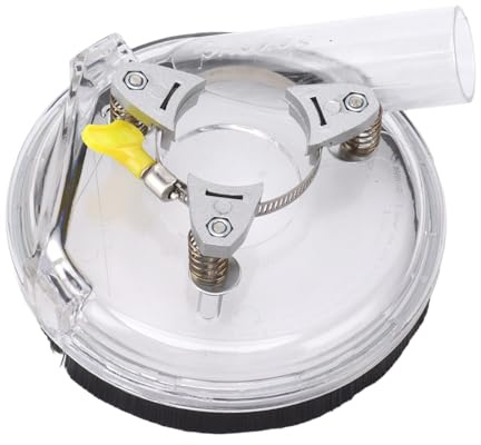 Staubschutzhaube Aus Transparentem ABS, Trocken Schleifen Staubabdeckung Für 4-5 Zoll Winkelschleifer - Hohe Sichtbarkeit, Effektiver Staubschutz, Komfortable Anwendung