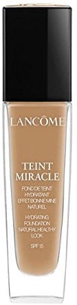Lancôme Teint Miracle Luminous Satin Foundation - Hydrating, Radiant Finish, Medium Coverage with SPF 15, 10 Beige Praline