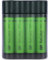 GP Batteries Charge Anyway X411, Portable Powerbank und Rundzellen Akku-Ladegerät NiMH Micro (AAA), Mignon (AA), inkl. 4X Akkus AA