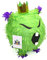 Nislai® Virus Pinata Monster | ideal als Pinata Geburtstag | Scherz Geschenk-Pinata | Halloween und Überraschungs-Party | u. 38x25x25