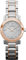 Swiss Rare Diamonds Rose Gold 2 Tone Silver Dial 26mm Women Stainless Steel Wrist Watch The City BU9214
