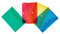 HERMA 20050 Dokumententaschen A5 transparent bunt, 5 Stück, kleine Sichttaschen Umschläge mit Druckknopf, Briefumschläge aus Plastik für Schule, Uni, Büro, Reise, weiß, gelb, grün, rot, blau