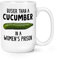 Große Tasse mit Aufschrift Busier Than A Cucumber in a Women's Prison, 425 ml