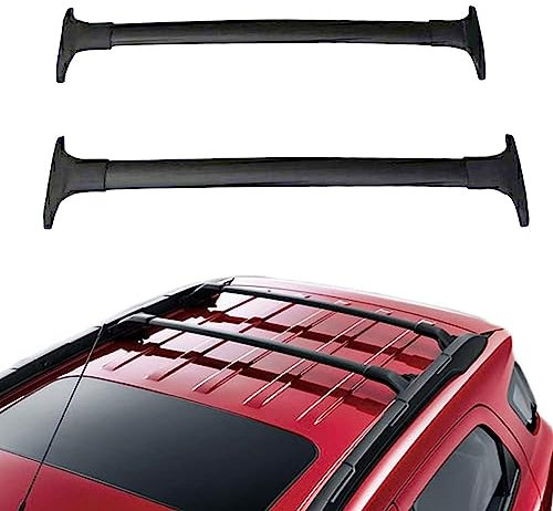 2 Stück Aluminium Dachträger Gepäckträger für Ford Ecosport 2013 2014 2015 2016 2018 2019 2017 2020, Fahrradträger Dachboxen Dachgepäckablage Railing Track Auto Zubehör