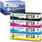 DOUBLE D 973X Multipack für HP 973X Patronen, Nicht vom Upgrade betroffen, kompatibel mit HP PageWide Pro 477dw 477dwt 477dn 452dw 452dwt 452dn 552dw 577dw（1BK/1C/1M/1Y）