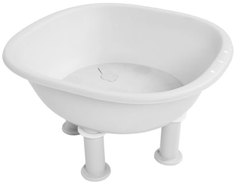 Sitzbad Gegen Hämorrhoiden, Rutschfestes Sitzbad für die Pflege nach der Geburt, Unisex-Sitzbadesitz Zum Einweichen, Sitzbadewanne mit Abflusslöchern und Aufhängeloch,