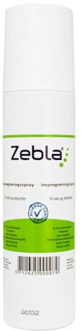 Zebla Imprägnierspray 300 ml, Wasserabweisend, Geruchsneutral, für Textilien und Schuhe, PFAS-frei