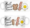 Taza Best Friends Forever Bacon and Eggs - Cerámica