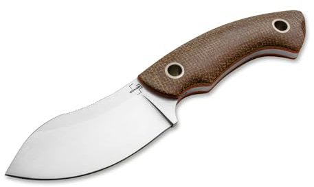 Böker Plus Nessmi Pro Cuchillo Fijo, Unisex Adulto, marrón, 16 cm