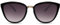 Cheapass Sonnenbrille Moderne Cat-Eye Brille schwarz mit dunklen Verlaufsgläsern UV400 geschützt Frauen