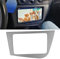 Panel Embellecedor de la Radio del Salpicadero, Reproductor de DVD 2-Din Marco del Panel de Navegación Embellecedor del Panel GPS para Seat Leon 2005-2011 LHD para Modificación del Coche