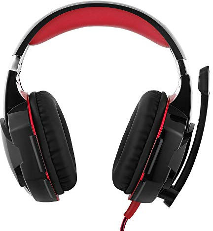 Uten Gaming Cuffie Cablate Cancellazione Gioco Surround Rumore Microfono Cuffia Rosso