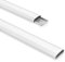 PureMounts® Cable Duct Plastic with 1x 40 cm 3M Adhesive Tape as Accessory 0.50 m White