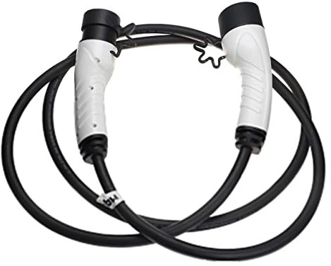 vhbw Ladekabel Typ 2 zu Typ 2 kompatibel mit Opel Combo Life Electric, Combo e-Life Elektroauto, 3-phasig, 16 A, 11 kW, 3 m